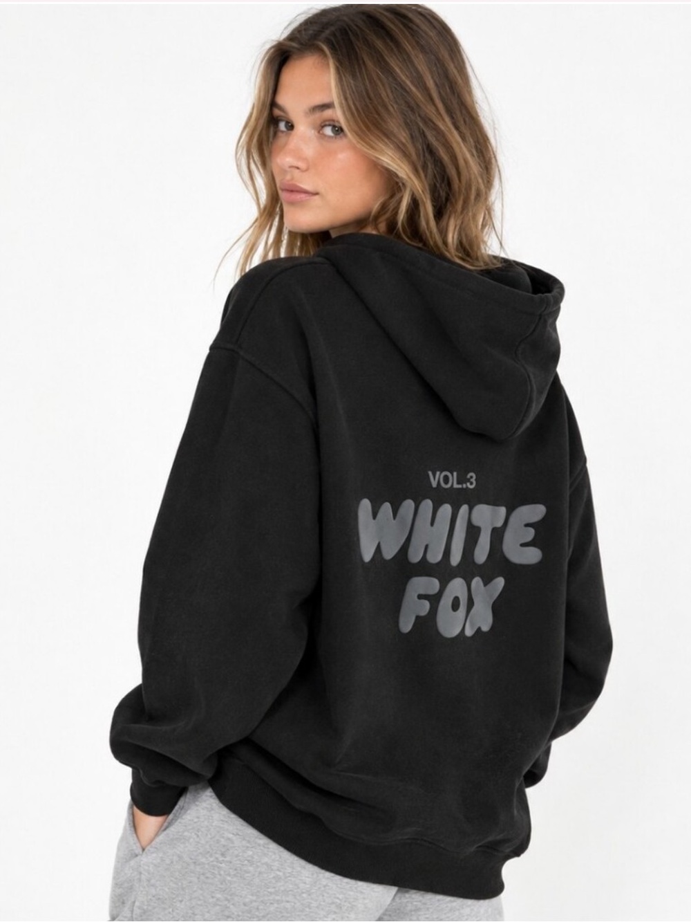White Fox Volume 3 Hoodie Hooded Sweatshirt L/XL